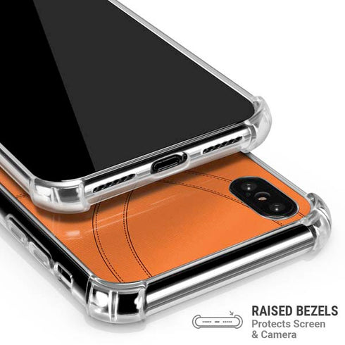 Clemson University Orange Jersey iPhone XS Max Clear Case